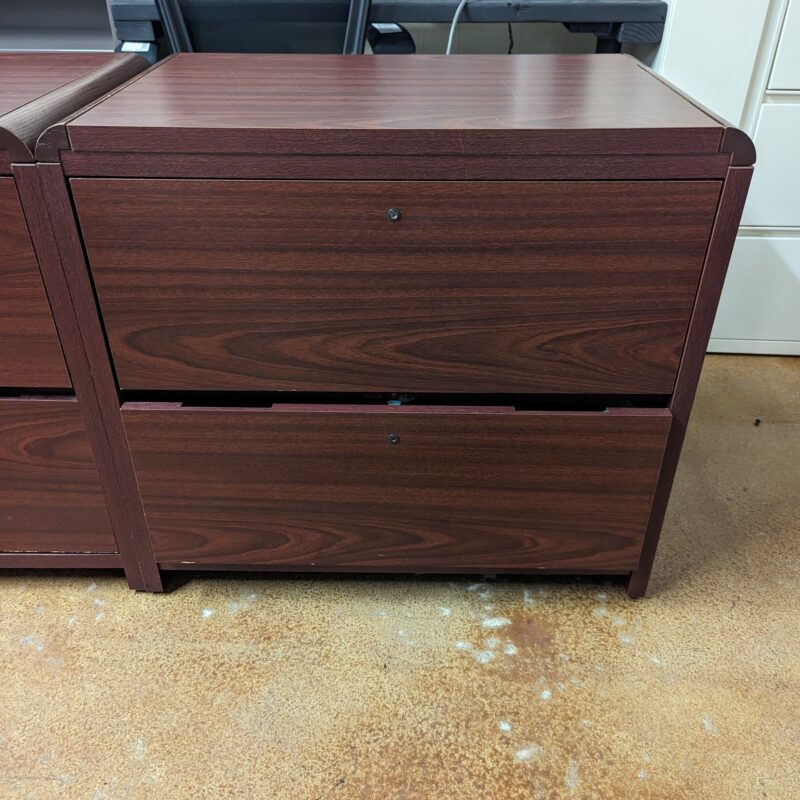 Mahogany 2 Drawer Lateral