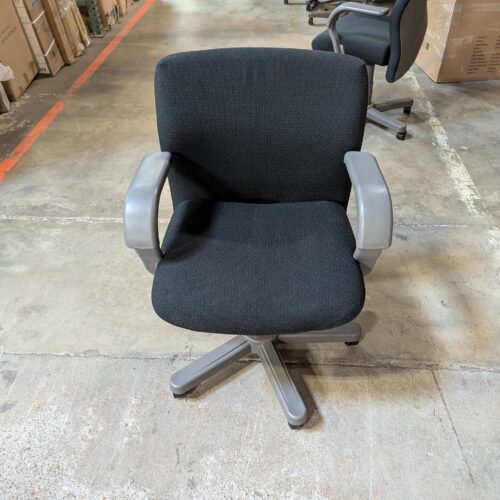 Used Black and Gray Knoll Office Chair