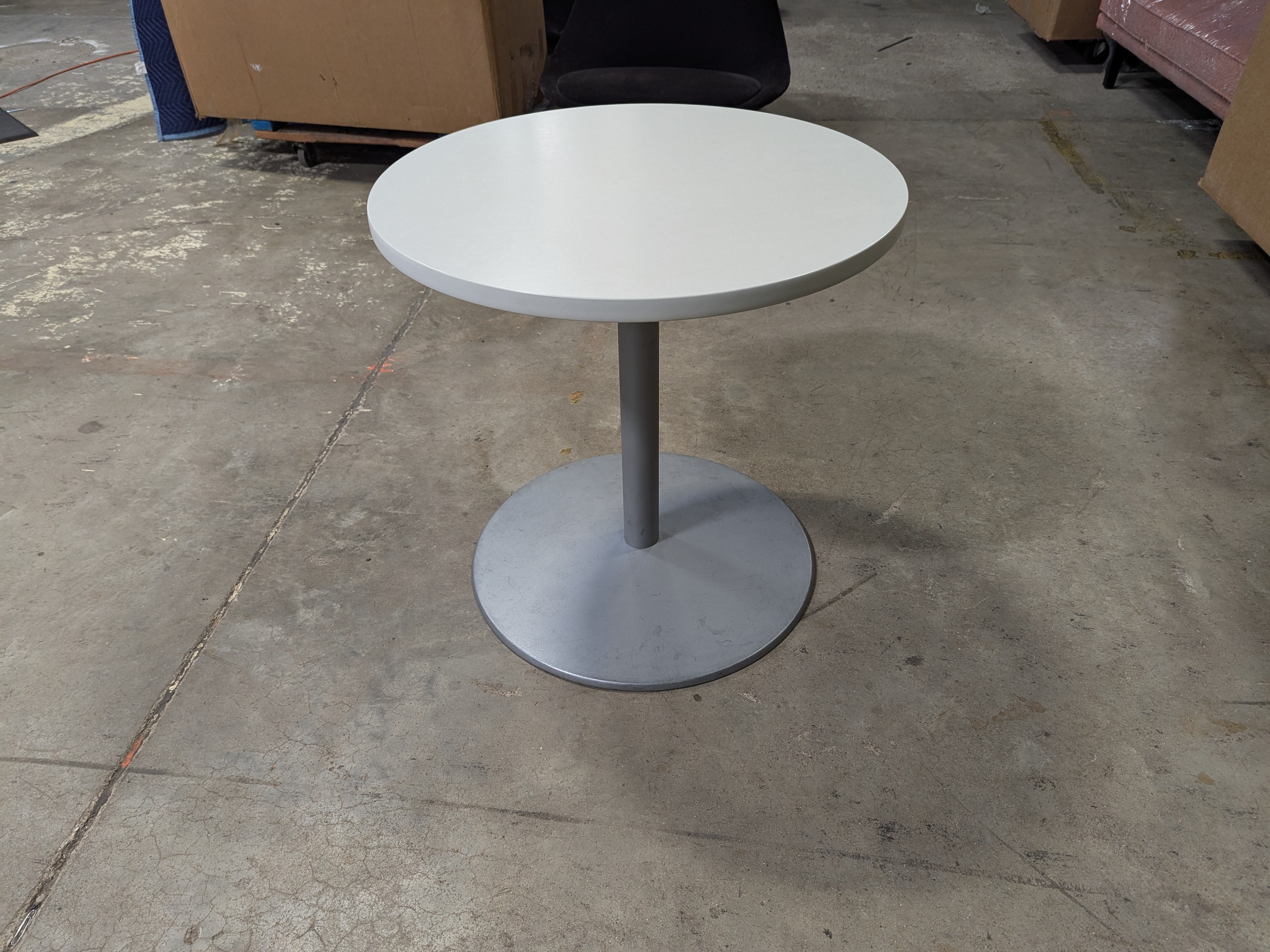 Light Gray Allsteel Round Table