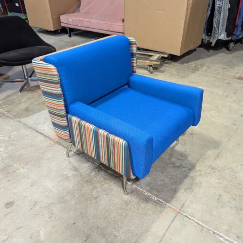Knoll Blue Lounge Chair